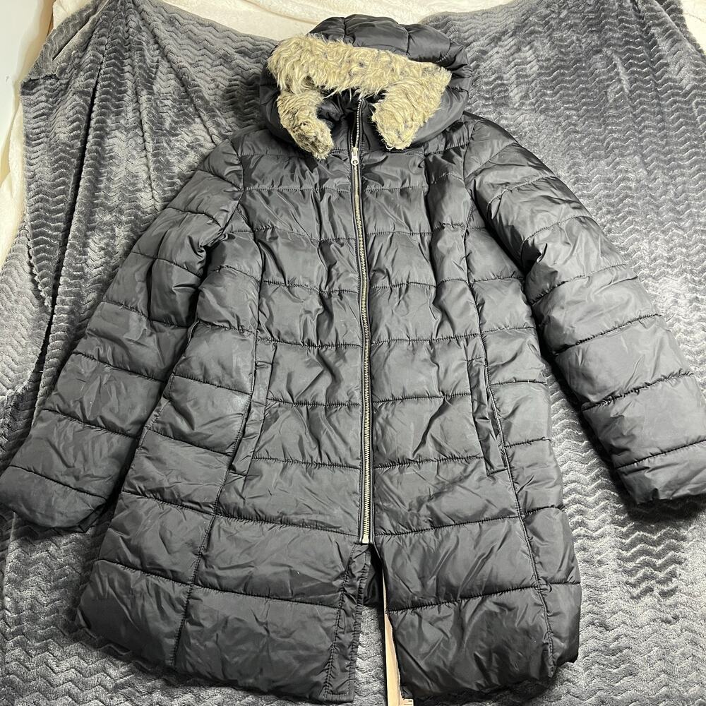 Loft Women’s Puffer Coat Black Size M